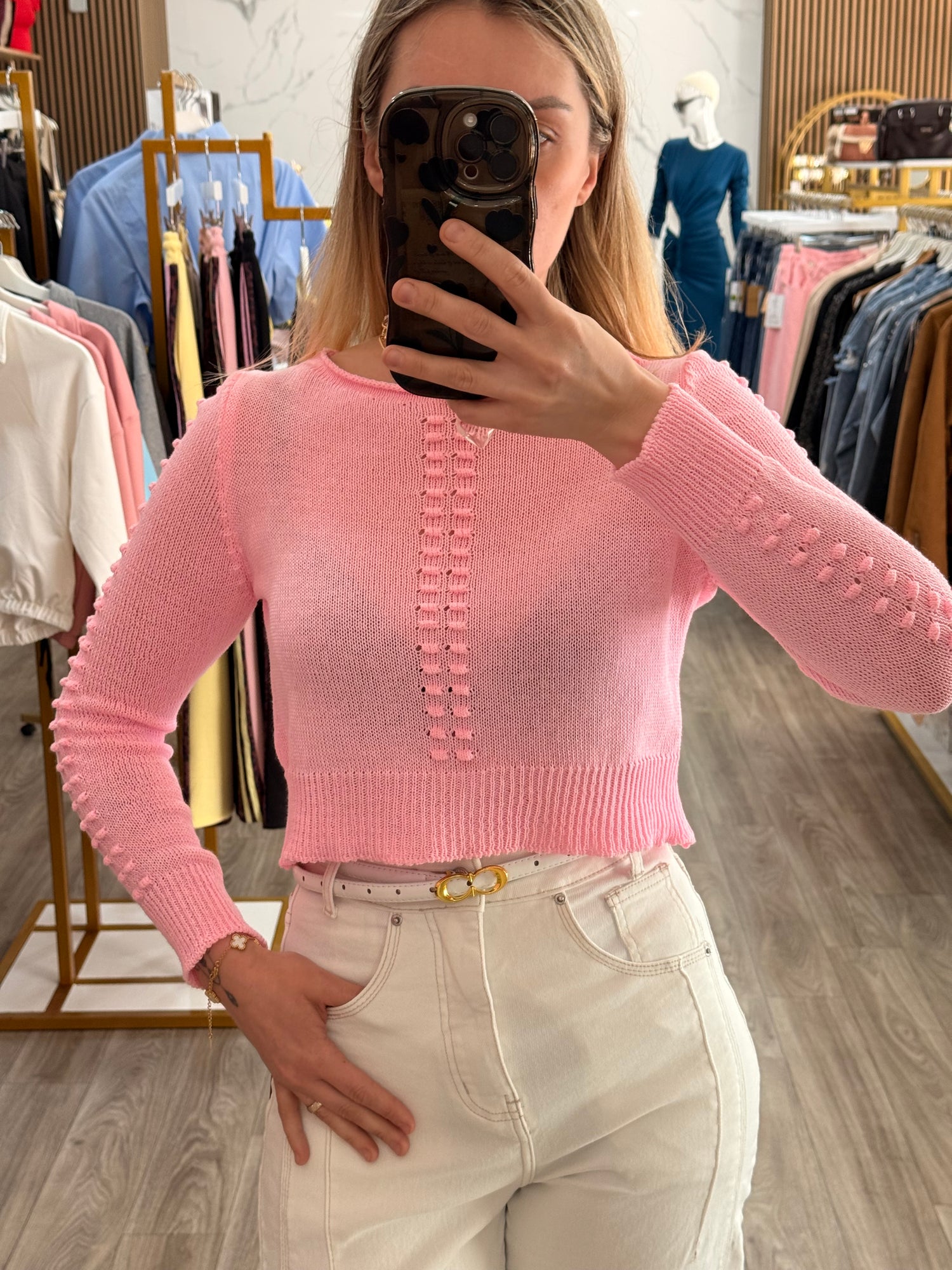 Pull maille courte Yara